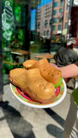 CROC LOVERS, THIS ONE’S FOR YOU 🙌🐊👟 You heard that right - Croc shaped STUFFED waffles are officially a thing, and Hello Oriental is the only place in the UK where you can get them. We’re talking our iconic waffle recipe, moulded into one of the most iconic shoes ever made (yes, the Croc), then stuffed with milk or white chocolate or Biscoff, and dipped in melted chocolate or matcha for the ultimate sweet finish. Because let’s be real - your Crocs are bound to get a little mucky when they’re in sports mode, right?🏃💨 Find them on the top floor of Hello Oriental at Circle Square - and tag your Croc wearing bestie who needs to sink their teeth into this masterpiece ⬇️😆🐊  #hellooriental #manchester #asianfoodhall #manchesterfood #asianfood #eatmcr #mcrfinest #diningdeals #fyp #fypシ 