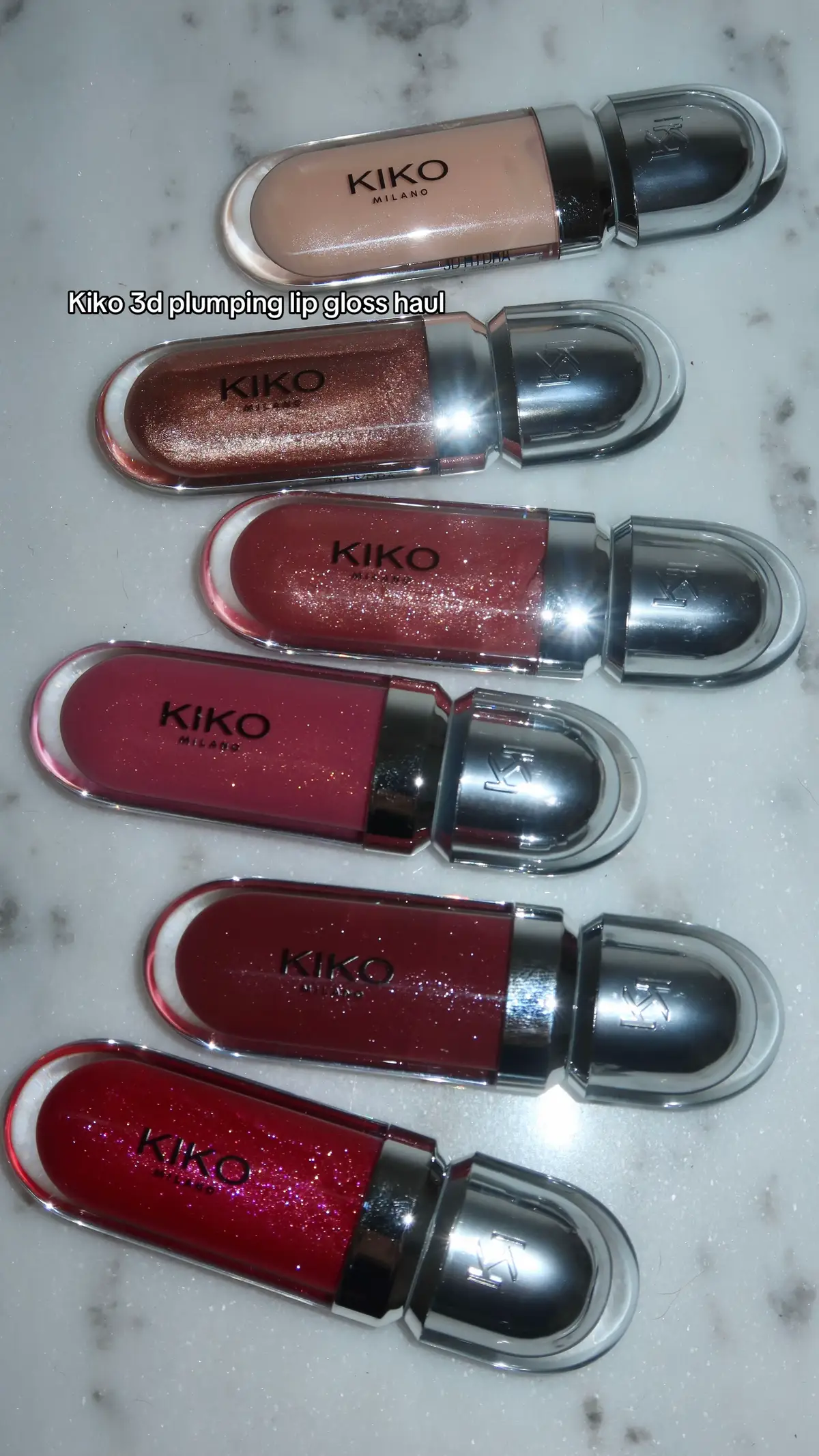 I purchased the @KIKO Milano 3d lip gloss shades you recommended! #makeup #lipgloss 