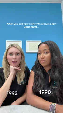When you and you work wife are just a “few” years apart😂 @mbbb @rejuvimemedical  Come see us at Baton Rouge’s new second clinic! Located at Bluebonnet/Highland! ☎️225-960-1580. #fyp #rejuvime #rejuvimemedical #batonrouge #GLP1 #tirzepatide #semaglutide #weightlos #cosmeticinjectables #comese 