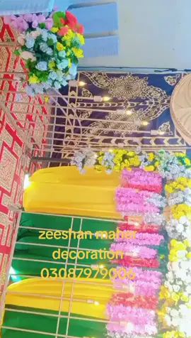 zeeshan maher decoration all events decor #sadiqabad 
