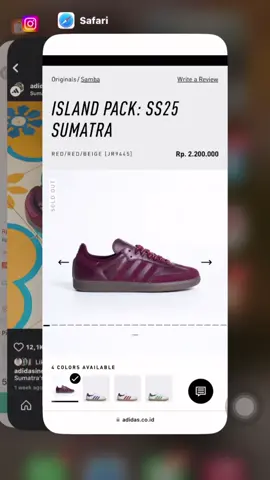 finally i got this 😍😍😍 #sambasumatra #adidassamba #xybca #samba 