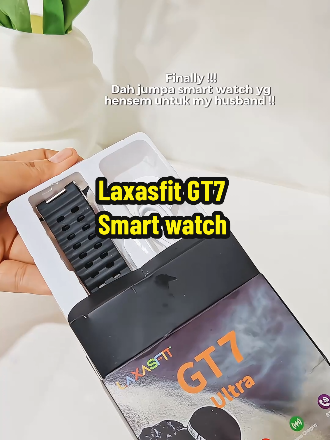 Laxasfit GT7 Ultra sumpah best weh.. Design smart giler mesti husband korang suka kalau dapat hadiah ni ✨🥰 #laxasfit  #smartwatch  #smartwatchmurah  #gt7  #smartwatchviral  #fyp 