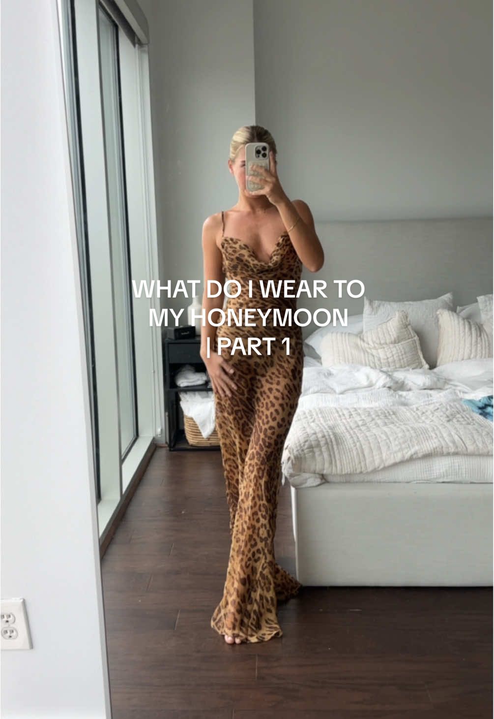 WHAT DO I WEAR TO MY HONEYMOON | PART 1 - Can you guess where we are going?!  #honeymoon #honeymoonoutfits #bridaltok #bridaldresses #vacationoutfits #beachoutfit 