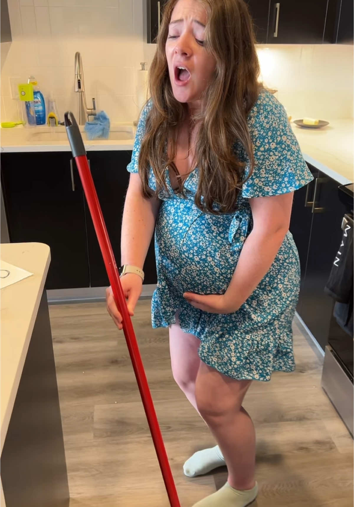 My wife is in labour #fyp #pregnant #couple #labour 