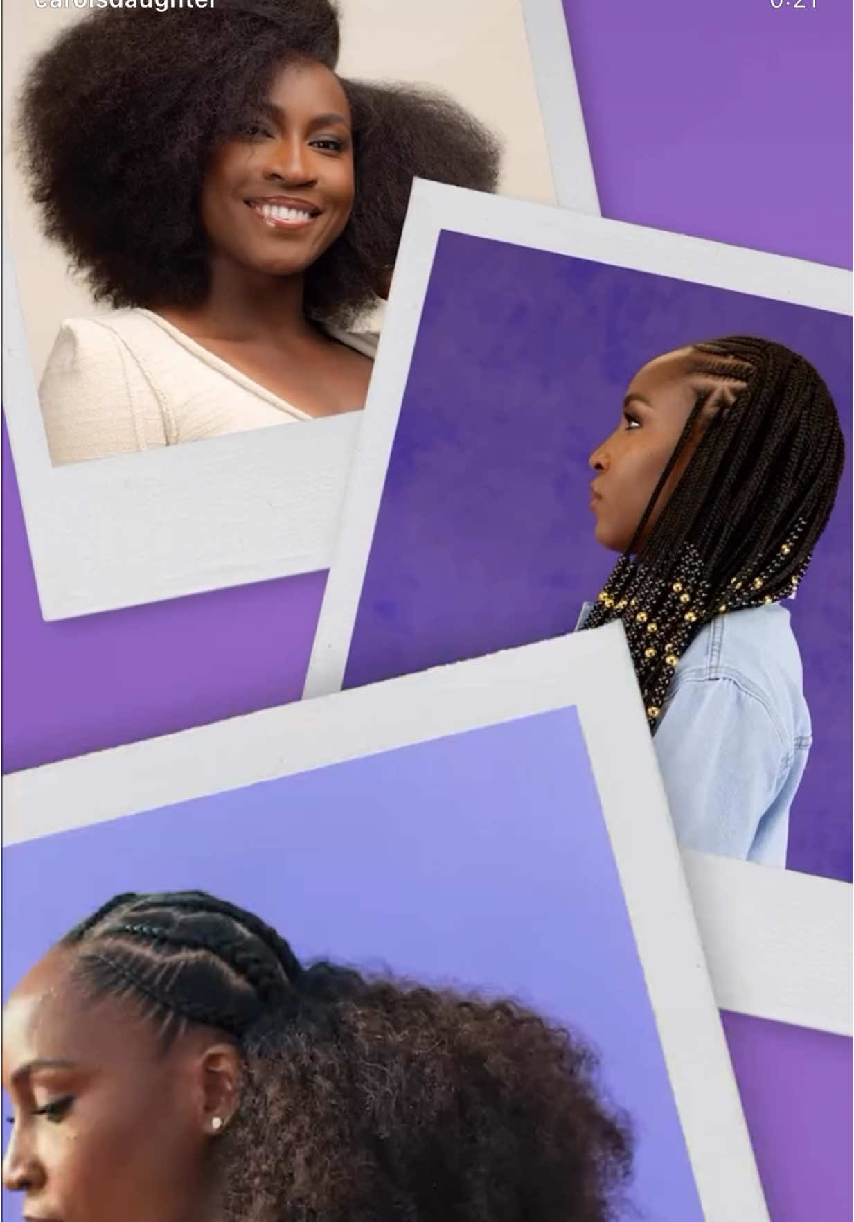Hair by me on @Coco Gauff Carol’s Daughter latest campaign. #yojansedidit #for #cocogauff 