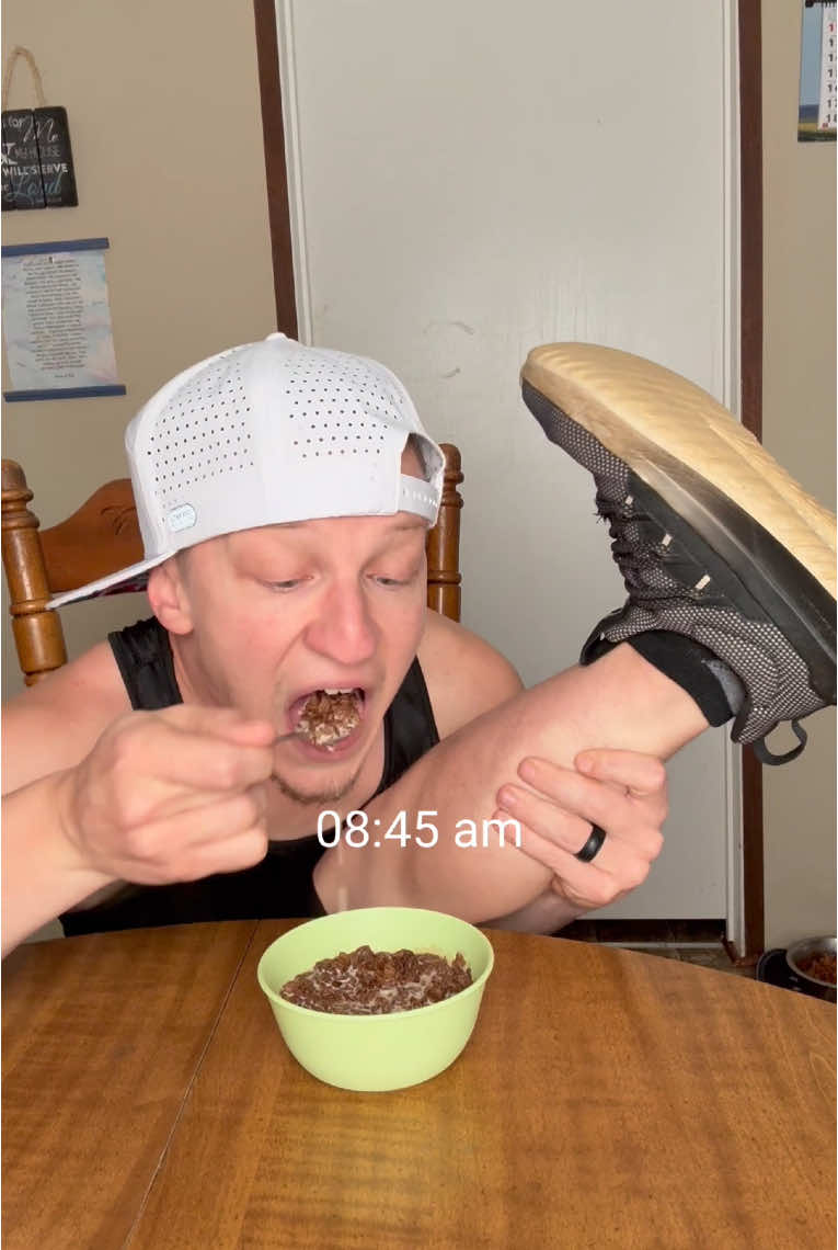 My morning routine #trainedprofessional 