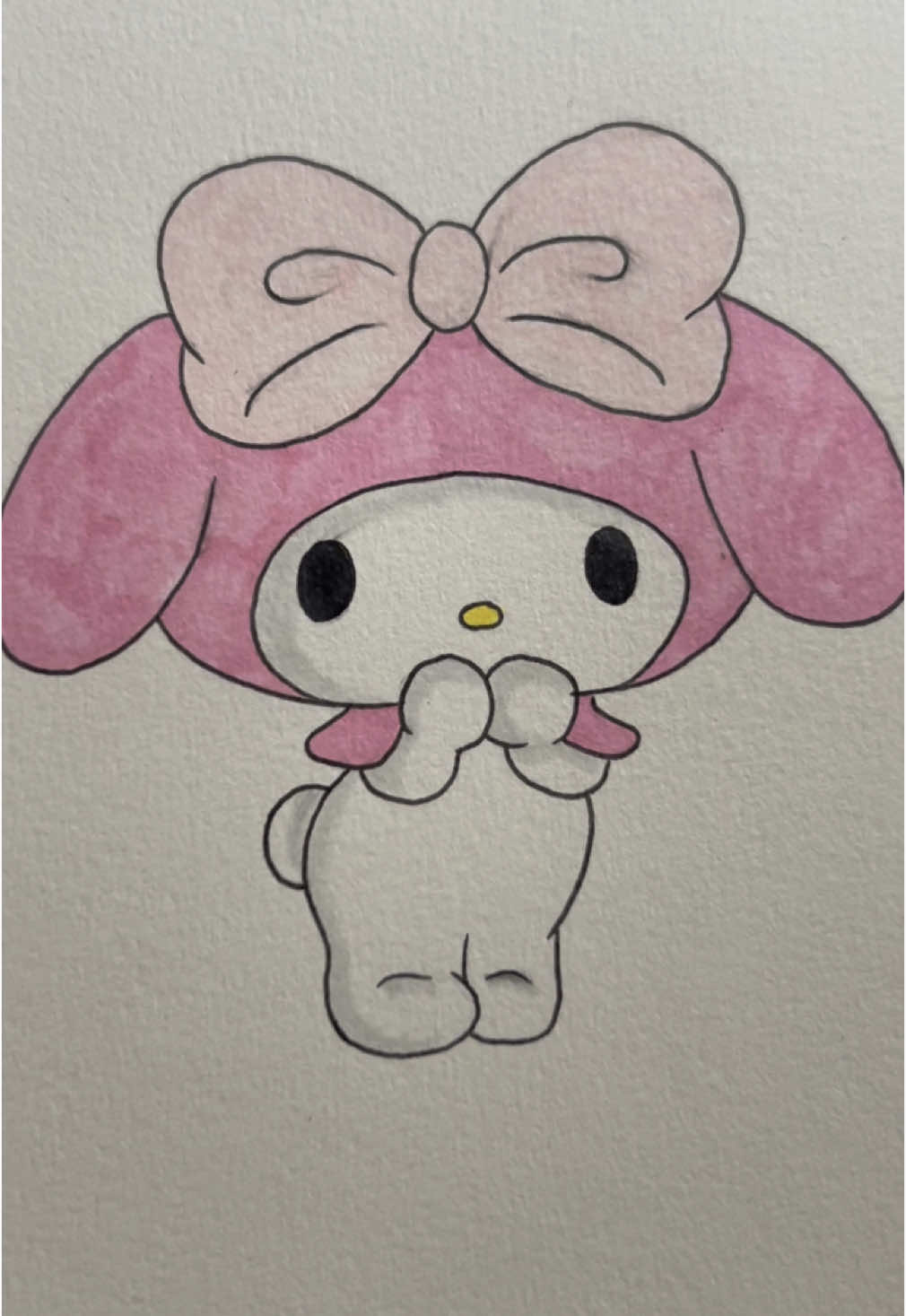 mi favorita 💗 #dibujo #drawing #fanart #sanrio #cute #mymelody 