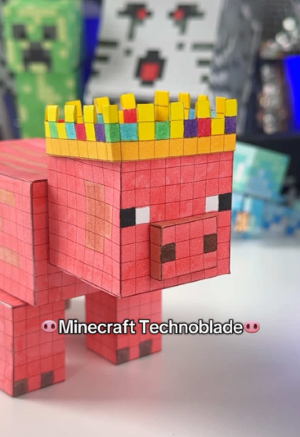 If you know, you know👑  How to make Minecraft Technoblade pig 🐽 paper craft #Technoblade  #papercraft #pig #minecraftpig #technobladeneverdies #crafttok #Minecraft #PaperCraft #DIYMinecraft #minecrafttutorial #tutorial #DIY #minecraftdiy #HandmadeCraft #minecraftideas #MinecraftAxolot #axolotl #minecraftbee #Enderman #DIYCrafts #MinecraftCrafts #HandmadeMinecraft #GamingCrafts #Minecraft #PaperCraft #bee #minecrafttutorial #tutorial #DIY #minecraftdiy #HandmadeCraft #PaperDIY #minecraftideas #MinecraftBuild #creeper #minecraftbuilding #minecraftmobs #minecraftmob #minecraftchallenge #minecraftmovie #allayar #gaming 