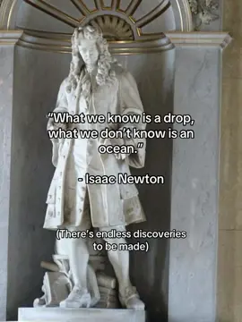 Discovery never ends. Isaac Newton. #study #studytok #relatable #stem #physics #maths #newton 