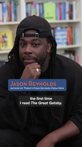 In The Great Gatsby, F. Scott Fitzgerald creates a grandiose world and a life that feels so far from our own that when Jason Reynolds read it for the first time years ago, it had him wondering how would you get to that kind of party? Happy 100th anniversary to #TheGreatGatsby from Jason Reynolds! #fscottfitzgerald #jasonreynolds #gatsby #gatsbyparty