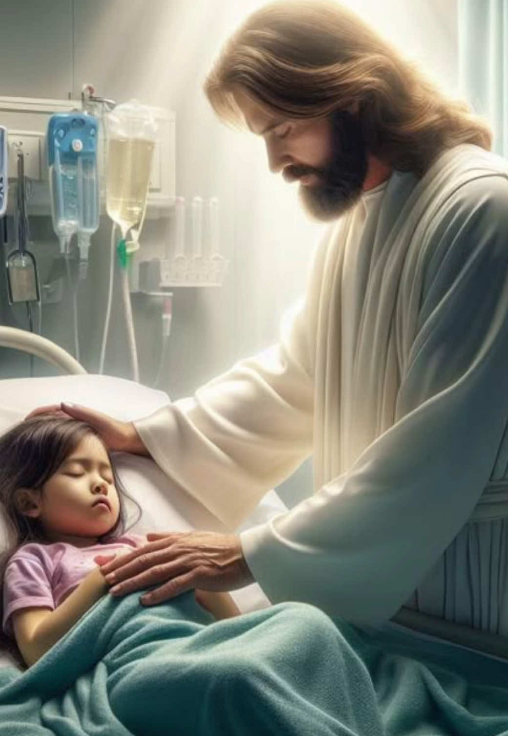Señor, te pedimos por todos los niños del mundo, que está pasando por un momento difícil. Te rogamos que le devuelvas la salud, que le alivies el dolor y le des la fuerza para superar esta enfermedad. Que tu amor y tu gracia lo acompañen en todo momento. Amén #señorsanalosniños #diostepidosaludparalosniñosdelmundo🌎🙏🏻🙏🏻#ninodeatocha #jesussanalosenfermos #confiaendios #feendios🕊️🕊️🕊️🕊️ 