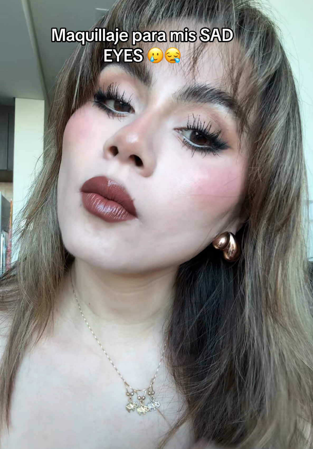 Maquillaje para mis sad eyes #turorialmaquillaje #makeuptutorial #sadeyes #selenagomez #quicktutorial #fyppppppppppppppppppppppp #beauty 