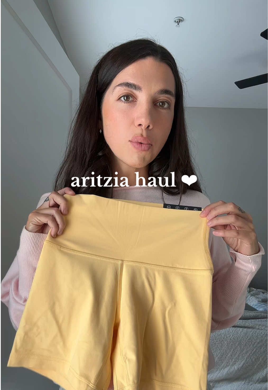 new aritzia sunglow yellow for spring !!! ☀️☀️☀️☀️#aritziasunglowyellow #aritziatryon #aritziahaul @Aritzia #aritziaspring 