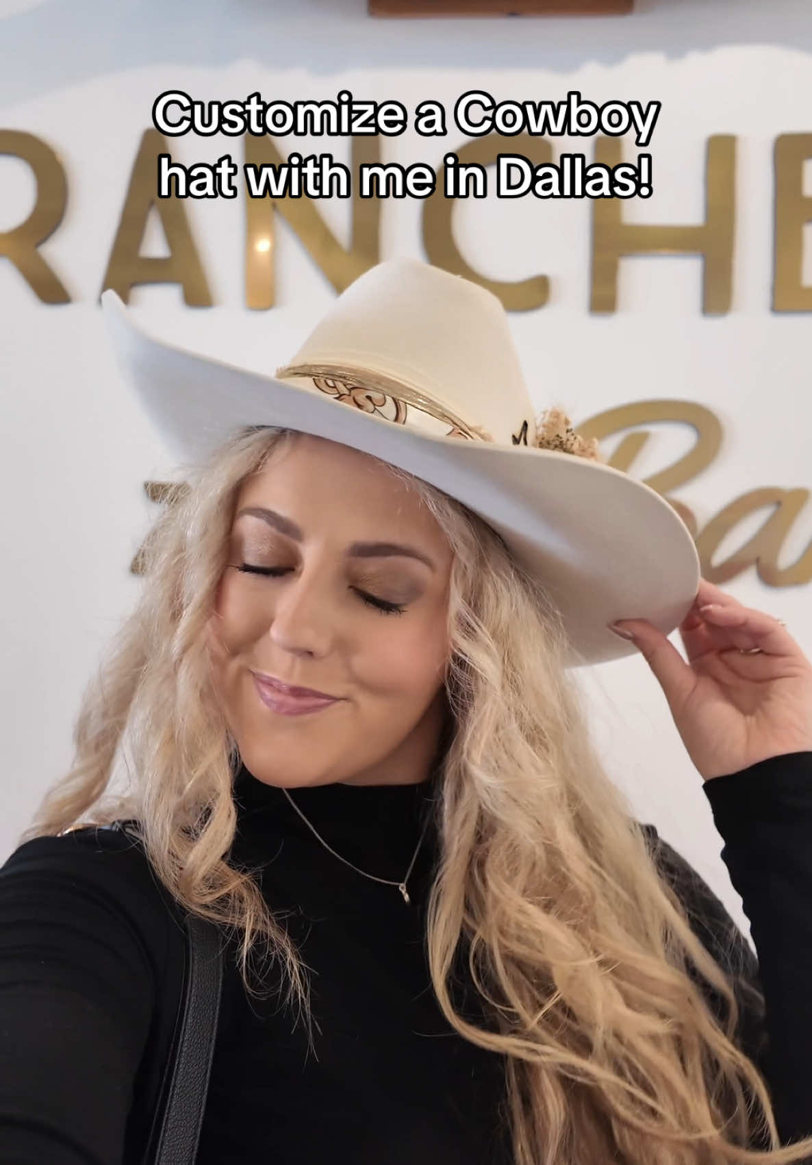 I want one in every color 😍 Loving my bridal era @Rancherhatbar customized hat!  #bridetiktok #rancherhat #hat #customizedhat #dallas #dallastx#CapCut 