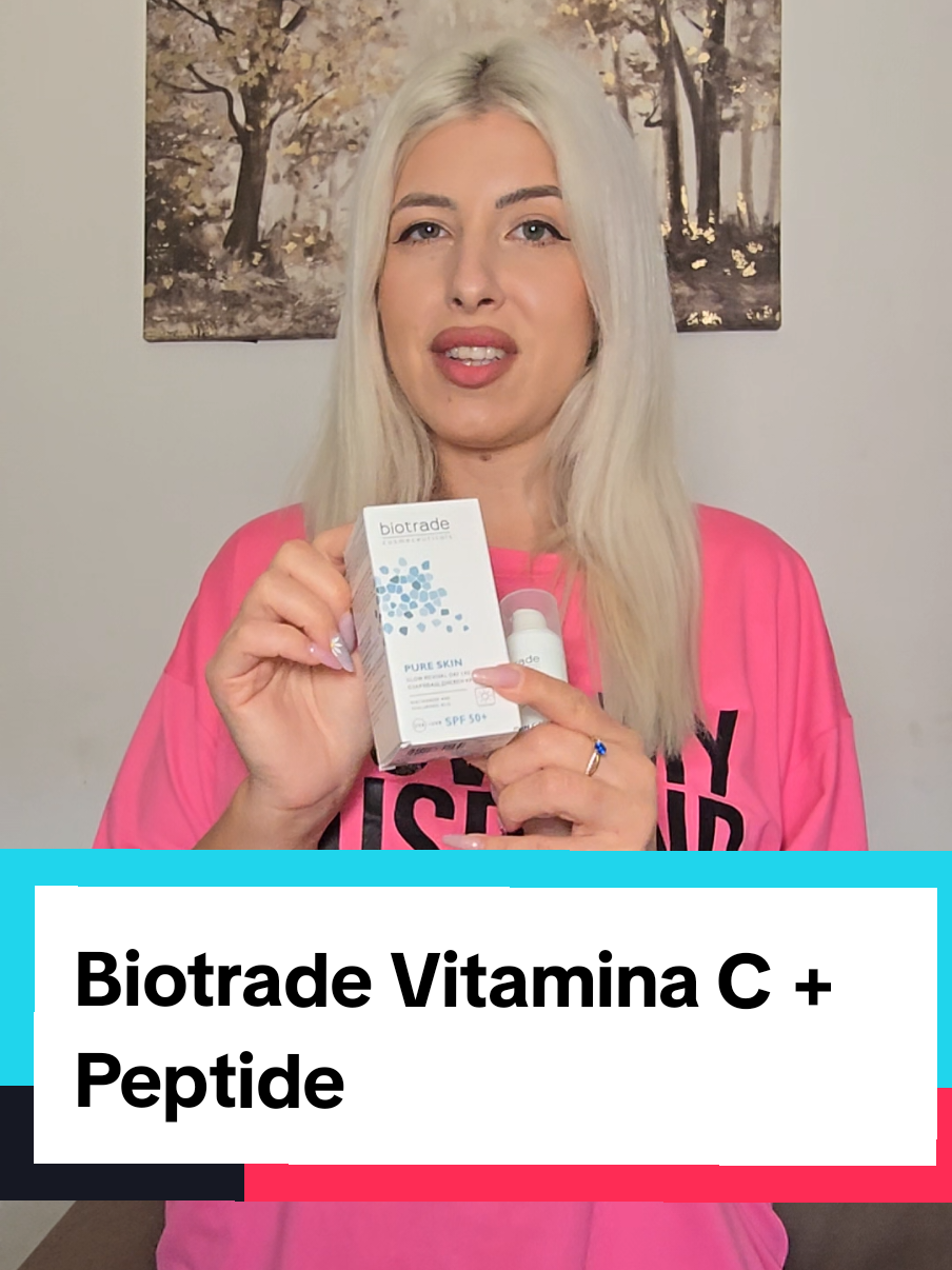 Nelipsite din rutina mea de skincare. @biotrade #creatorsearchinsights #biotrade #biotradespf50 #vitamincserum #peptide #niacinamide #skincare 
