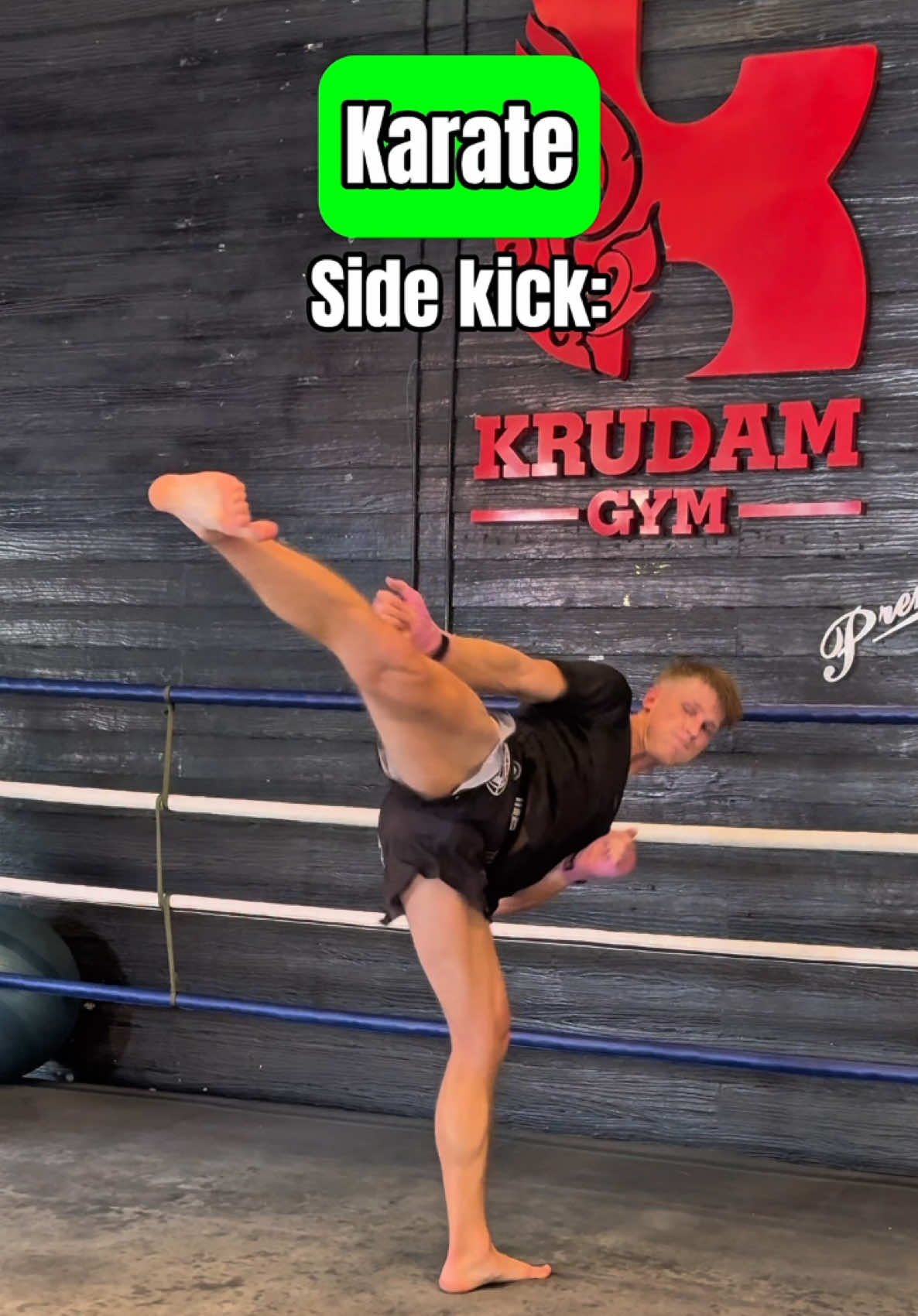 Karate vs Muay Thai kicks…