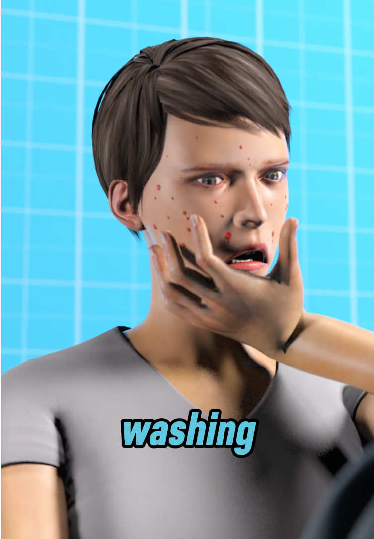 🚫 Stop Using That Towel on Your Face! 🧼👎 Reusing your towel to dry your face? Think again. 🧴😬  That towel is a breeding ground for dead skin, oil, and bacteria — and every time you pat your face dry, you’re pressing it all right back into your pores. 😱 Protect your skin. Use a fresh towel or let it air dry.  Your face will thank you. 💧✨ #skincare #skincaretips #clearskin #towelhygiene #3danimation #skincaremistakes #healthyskin