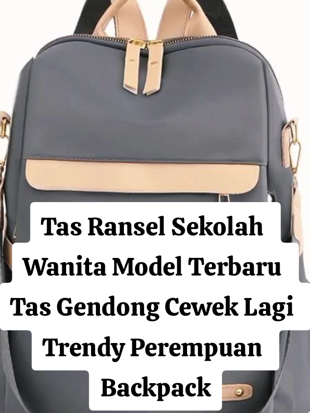 Tas Ransel Sekolah Wanita Model Terbaru Tas Gendong Cewek Lagi Trendy Perempuan Backpack