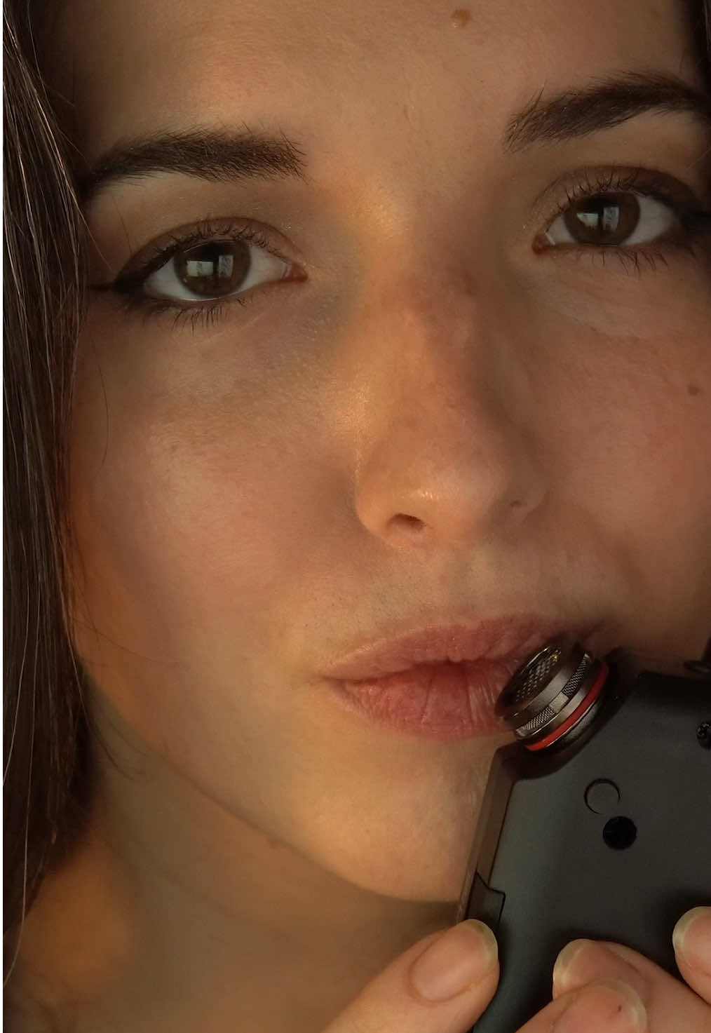 #ASMR Tascam Kisses Now on YT ✨ #asmr_tingles #asmrsounds #asmrmouthsounds 