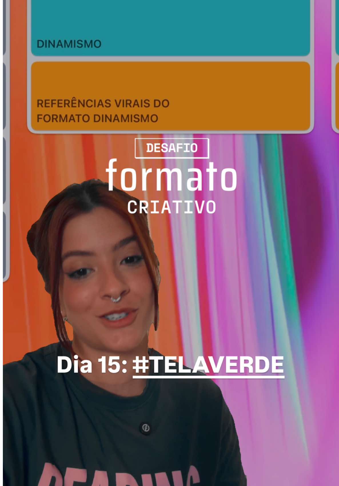 Chegou o dia da TELA VERDE, esse é o formato criativo de hoje, bora testar?