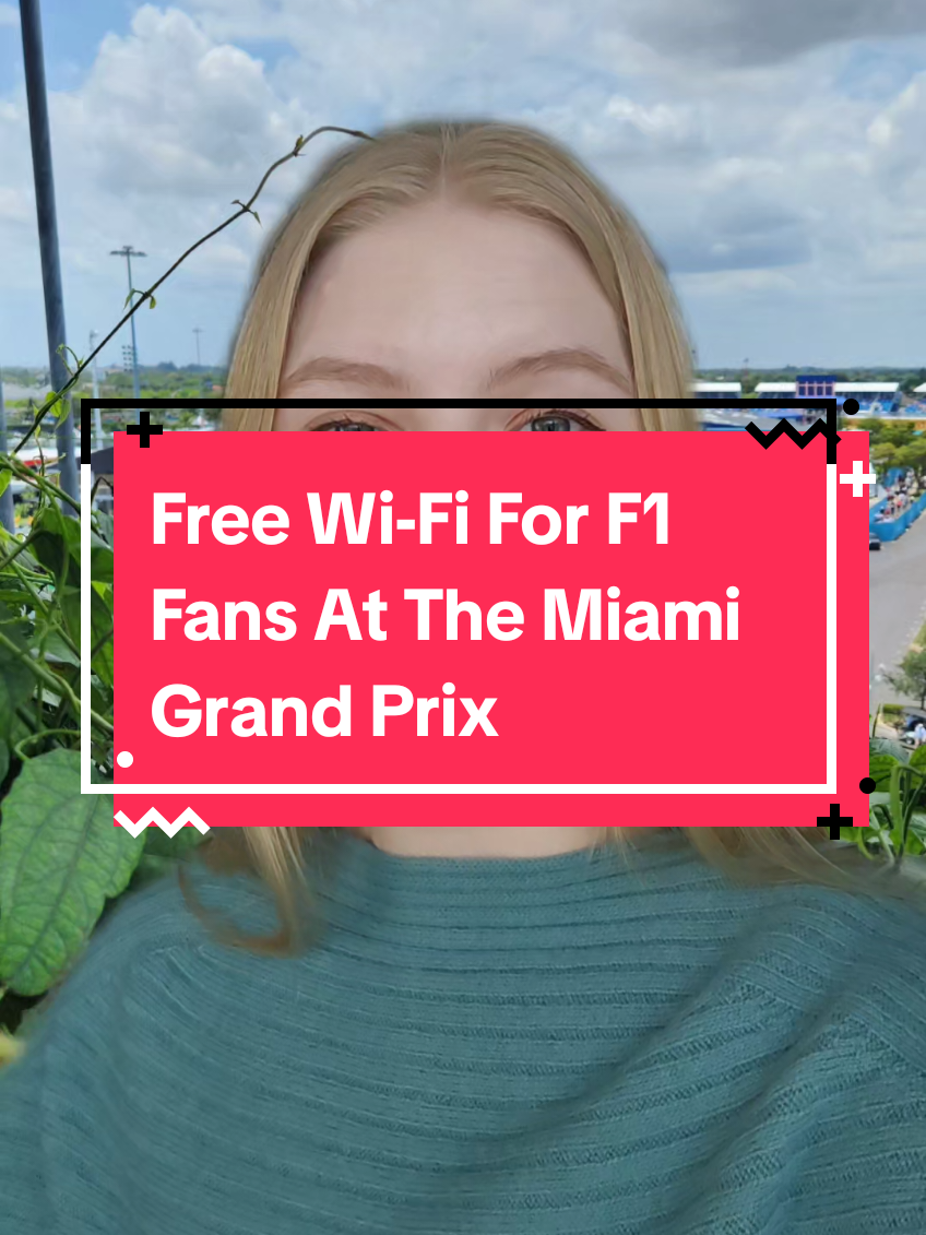 Did you know that the F1 Miami Grand Prix has free Wi-Fi that F1 fans can use throughout the race weekend?  Free wifi is available in and around the Hard Rock Stadium for F1 fans to use. Simply turn on your phons wifi, connect, and enjoy the Miami Grand Prix!  #greenscreen #f1miami #hardrockstadium #miamigp #grandprixguide 