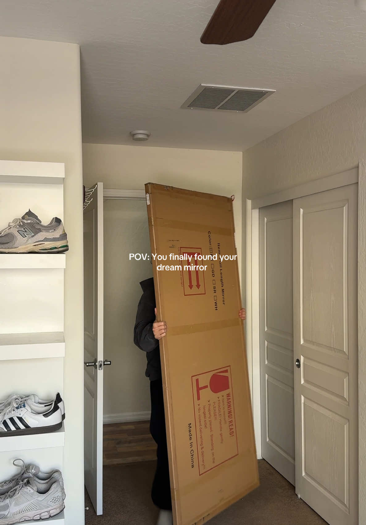 The fit pics gonna go crazy 🤌 Best one I found on Amazon. Prefect for my dream room building😮‍💨 #mirror #bedroomdesign #roomdecor #RoomTour #decor #amazonfinds #boyroom #mensstyle 