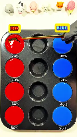 The harmony of Red and Blue creates a surprising color #asrm #colormix #colormixing #satisfyingvideo #coloring #Asmrart #mixcolor #colors 