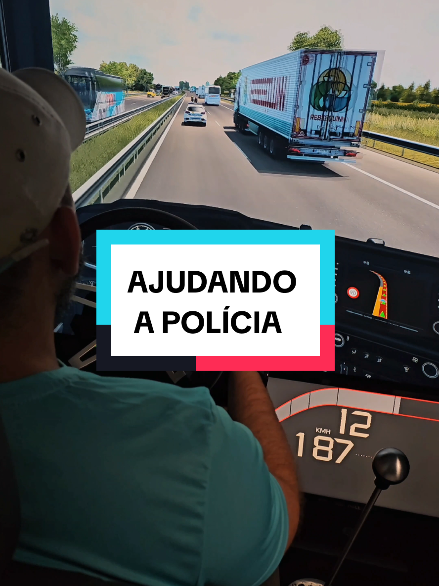 e mais uma vez fui ajudar a polícia  #game #eurotrucksimulator2 #videogame #games #GamesNoTikTok #gamer 