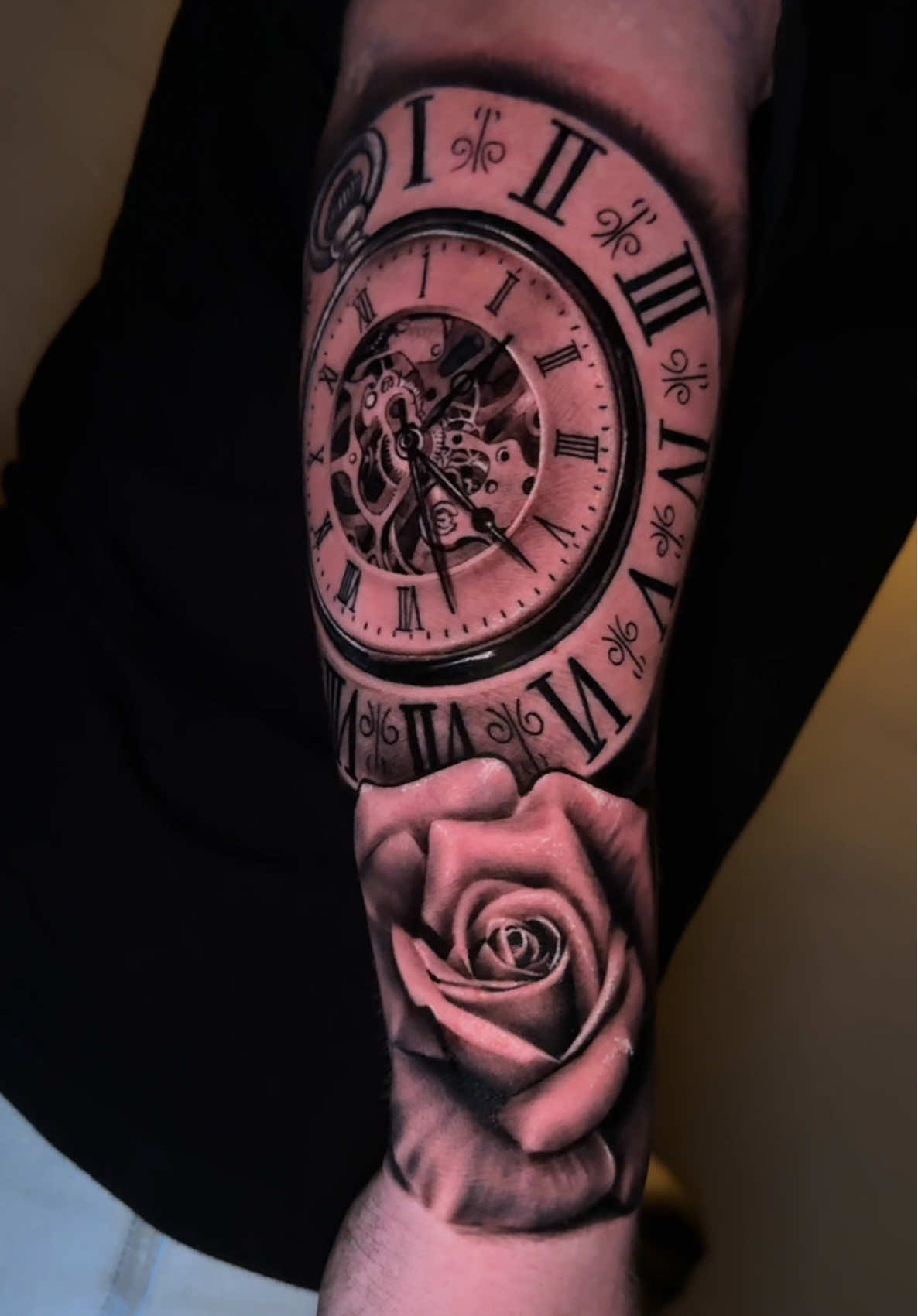 Removing the protective film for tattoo healing – final result at the end. ASMR process. #children #son #tattoosartist 