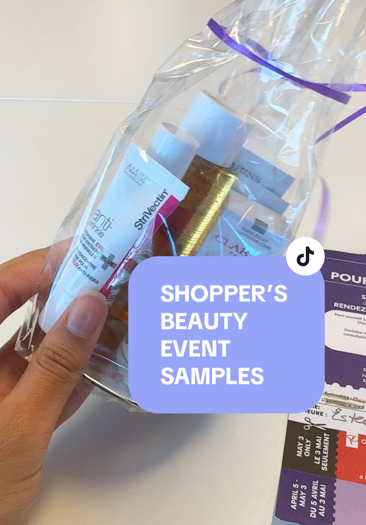 I saw a TikTok about this and couldn’t believe it. So I went to shopper’s on my literal lunch break and saw it!! I literally would have bought the samples alone for $10 lol but little did I know that it’s actually an entry ticket to a beauty event that’s gonna have consultations, makeovers, samples and snacks!!! Plus, half the proceeds of your ticket is being donated towards Women’s mental health!  This is the Spring Beauty Mingle event at Shopper’s Drug Mart across Canada. Each location will have different samples so look around!  @shoppersbeauty you ate with this! Cant wait for the event. I’ll keep yall posted on it!  #beauty #canadiangirl #canada_life🇨🇦 #makeup #skincare #shoppers #shoppersbeauty #shoppersdrugtmart #influencer #sephorabirthdaygift #travelsize #toiletries 