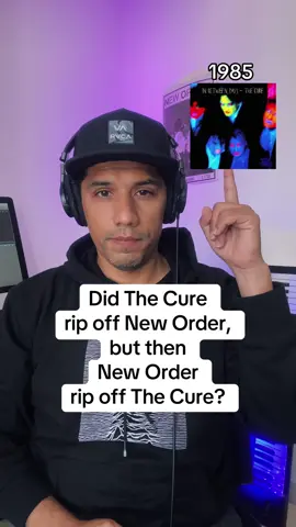 Did The Cure rip off New Order, but then New Order get back at them? #neworder #thecure #newwave #80smusic #robertsmith #joydivision #fypシ゚viral 