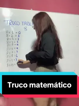 Truco para la tabla de 8 #fyp 