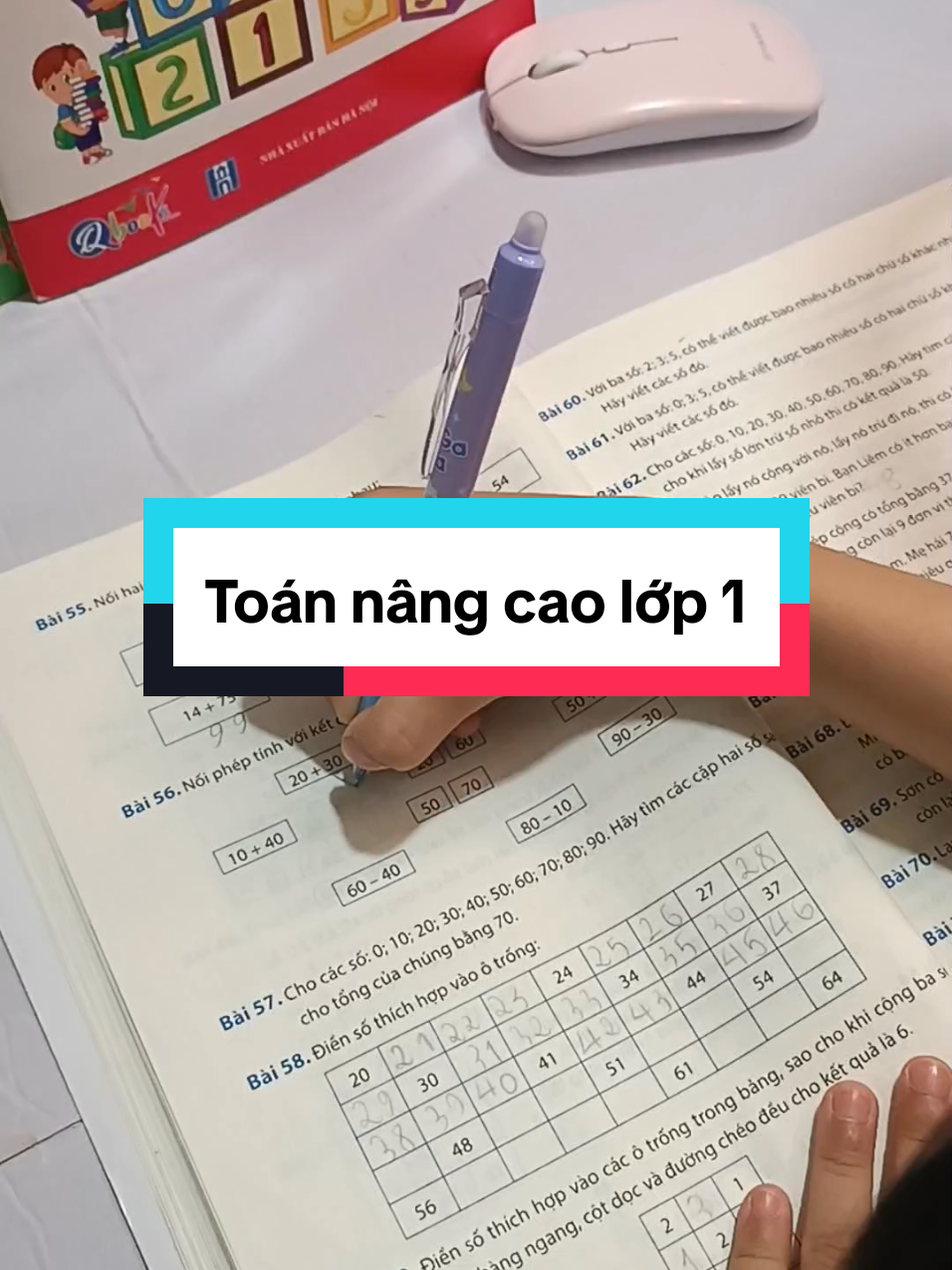 Toán nâng cao lớp 1. #baitaptoan #toan #fyp #toannangcao #toanlop1 