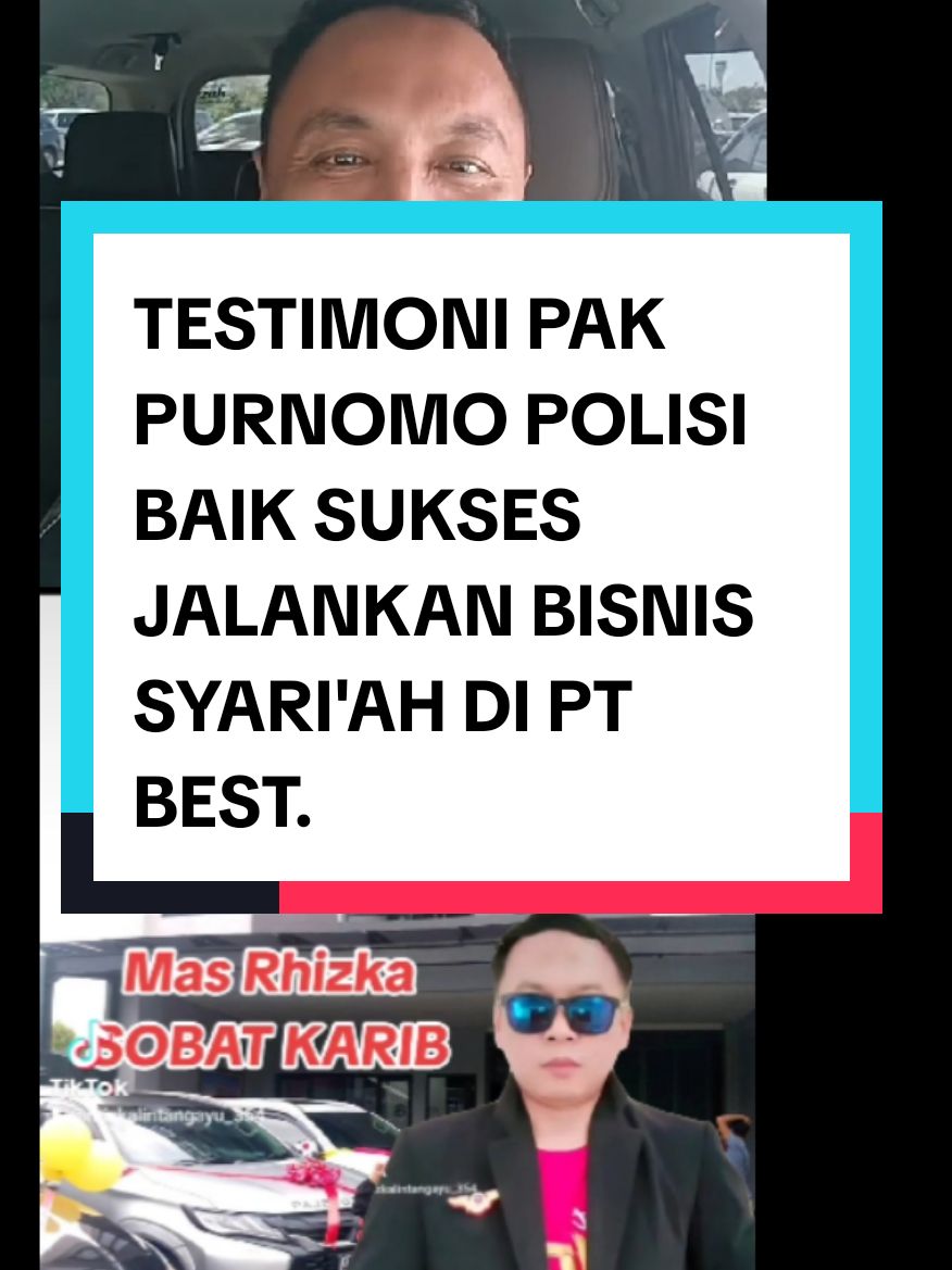 💥 TESTIMONI PAK PURNOMO POLISI BAIK SUKSES JALANKAN BISNIS SYARI'AH DI PT BEST . ✅ PEGEL MELARAT SEGERA MERAPAT, CAPEK MISKIN SEGERA JOIN DI SAHABAT KARIB MENUJU PERUBAHAN HIDUP KAYA BERKAH TANPA HUTANG RIBA ‼️ . 📢 BACA CAPTION ⬇️ CARA MENDAFTAR BERGABUNG MENJADI MITRA BEST CORPORATION SYARI'AH DI SAHABAT KARIB :⬇️⬇️ 👉 Mengisi formulir pendaftaran 👉 Registrasi / Pendaftaran Mitra Best Corporation Syariah Rp 100.000 👉 Mendapatkan : ID Hak Usaha, Star kits (Buku Panduan Katalog Produk & Buku Profil Perusahaan Marketing Plan) dan Gratis bimbingan, mentoring & pembinaan. 👉 Belanja produk min 1 paket produk Rp 2.750.000 mendapat 16 box produk bebas memilih senilai Rp 4.000.000 . Bagi Anda yang serius ingin bergabung di tim bisnis  kami, segera hubungi di : Wawa : OB13-9277-5O67 . #peluangusaha #peluangbisnis #reseller #bestcorporationsyariah #bisnisonline #bisnissyariah #solusilunashutang #solusibebasriba #pegelmlaratsegeramerapat  #capekmiskinsegerajoin #sahabatkarib #komunitasantiriba #masrhizkasobatkarib #mentorbisnissyariah #mentorbisnissahabatkarib #pakpurnomo #polisibaik #suksesbisnisptbest 