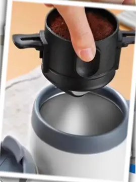 Cafeteira Portátil Dobrável Filtro de Café em Aço Inoxidável Porta Reutilizável sem Papel  Link  https://s.shopee.com.br/1g553WDdlN #cafeteira #portatil 