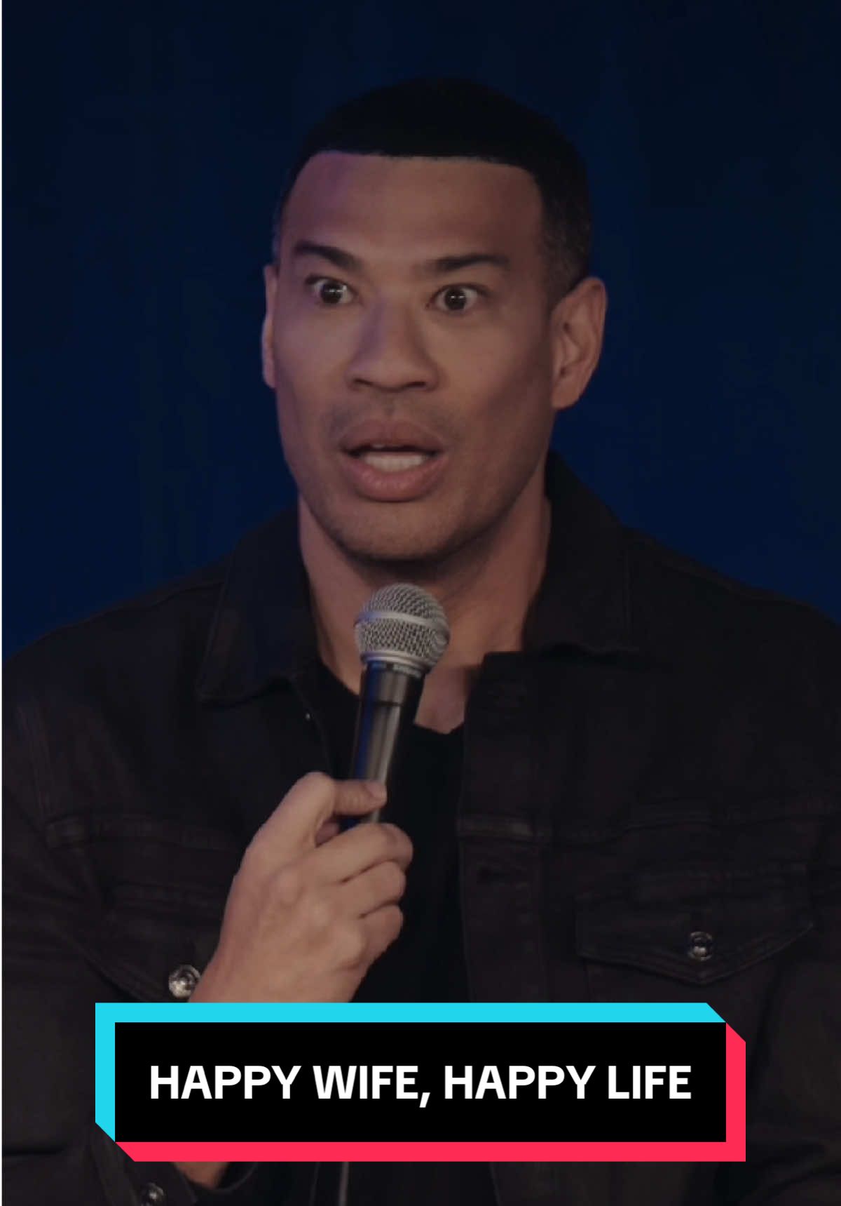 Happy Wife, Happy Life. 🎥: @Michael Yo  You can watch the full special 'I Never Thought' from 800 Pound Gorilla! Link in bio. #standup #comedy #standupcomedy #jokes #discovery #fyp #michaelyo #marriage #wife #husband #partner #cooler #michaelyoyo