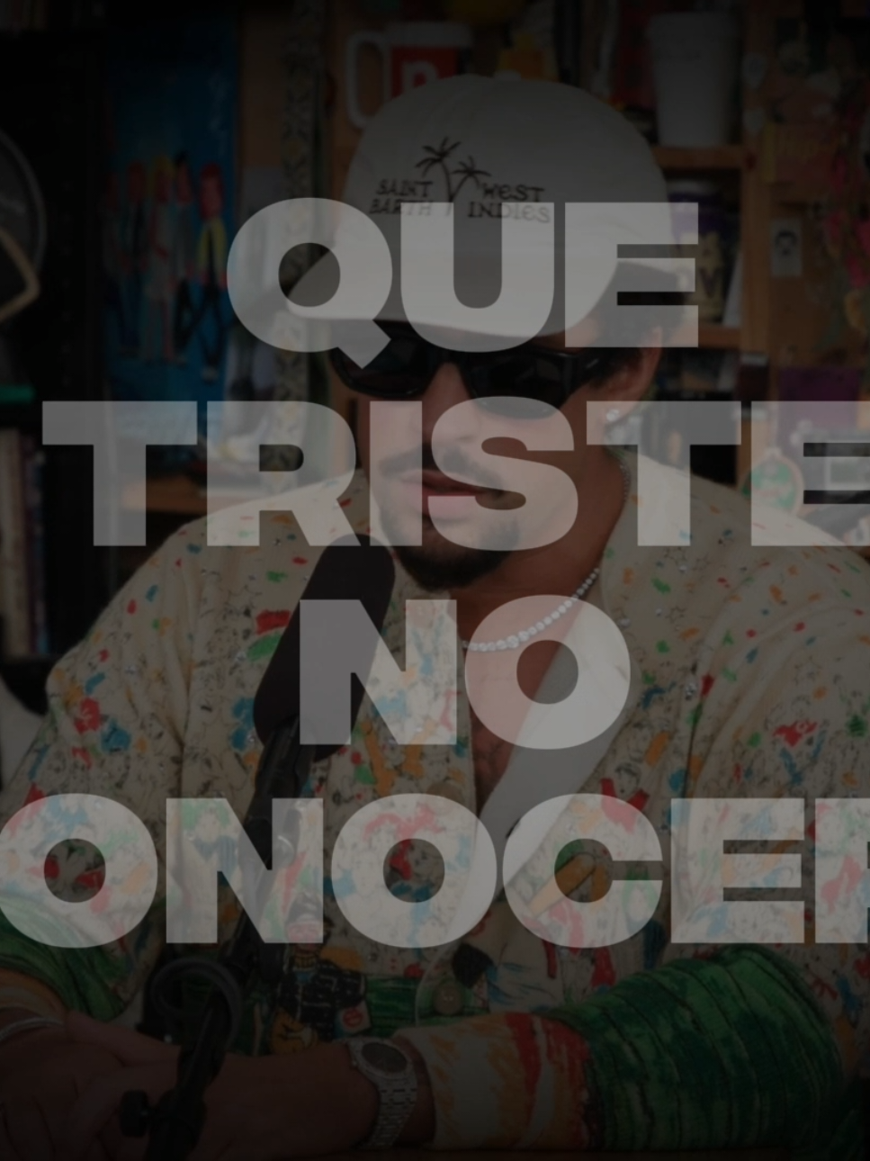 y ya nadie sabrá lo q tú y yo pudo ser @Bad Bunny  #badbunnypr #badbunny #tinidesk #klousfrens #dtmf #lyric #vira #fouryou #paratii #fyp 