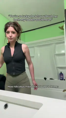 Sometimes you gotta act a little psychotic as a mom😭