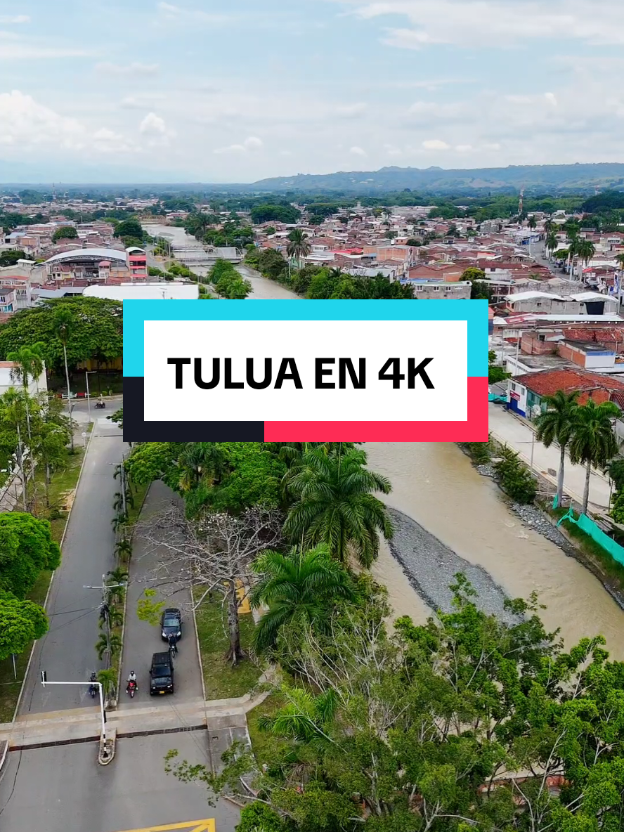 Tuluá es un municipio colombiano ubicado en el corazón del Valle del Cauca, a aproximadamente 100 km de Cali. Se encuentra a una altitud de 960 metros sobre el nivel del mar, lo que le otorga un clima cálido-templado ideal para la agricultura. Tiene una superficie de 911 km² y una población estimada de cerca de 220.000 habitantes #dronesoloestavida #tulua#valle#colombia 