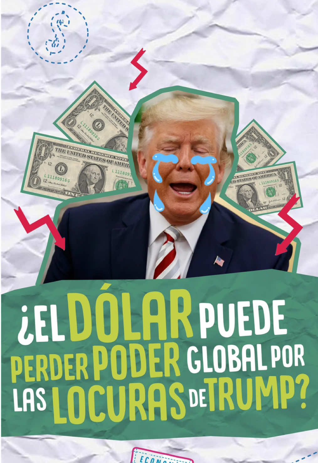 Trump anda en modo guerra comercial y el dólar, que desde hace rato es el más deseado 💸, podría perder su flow global. ¿Qué pasa si ya no es refugio en tiempos densos? ¿Se le está cayendo la corona? 👑 Pipoooool, si les sirvió, compártanlo pa’ que más gente entienda qué se está moviendo en el mundo 🌍 Abrimos debate, les leemos en los comentarios 👇👀 ¿Qué fuentes consultamos pa' este tema? • 4 economistas expertos entre profes universitarios y analistas. • El comportamiento del dólar hoy según el @bancorepublica. #EconomíaPipol #Dólar #Trump #BRICS #CrisisFinanciera #Geopolítica