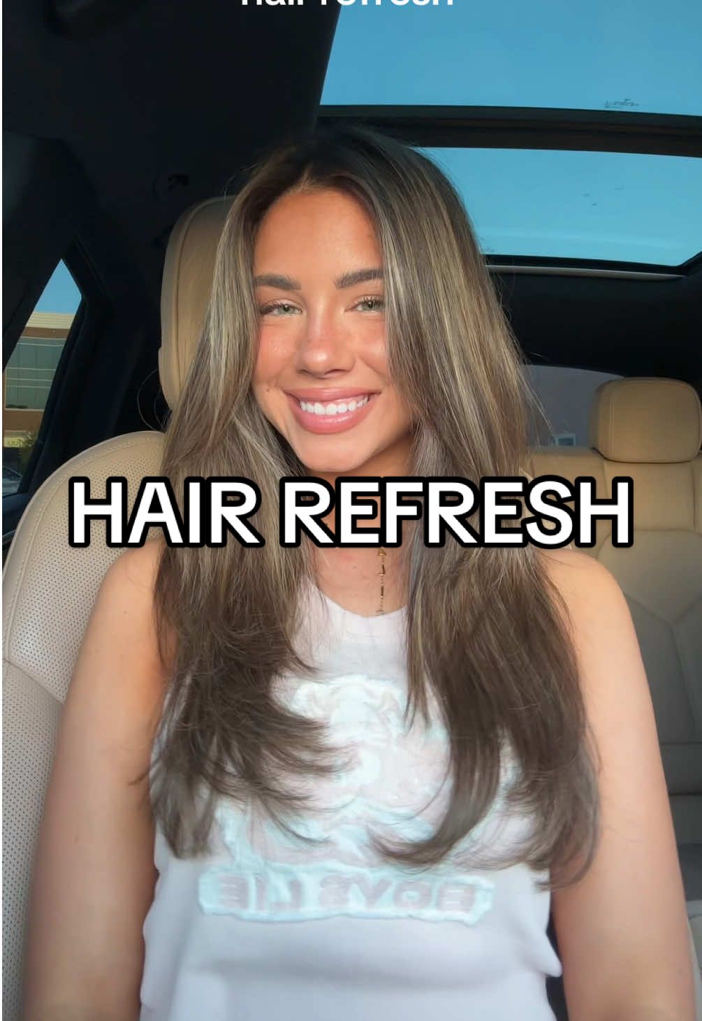 a little shorter & lighter for summer ♡ #hairtok #newhair #haircuts #haircolor #hairtrends #haircuttransformation 