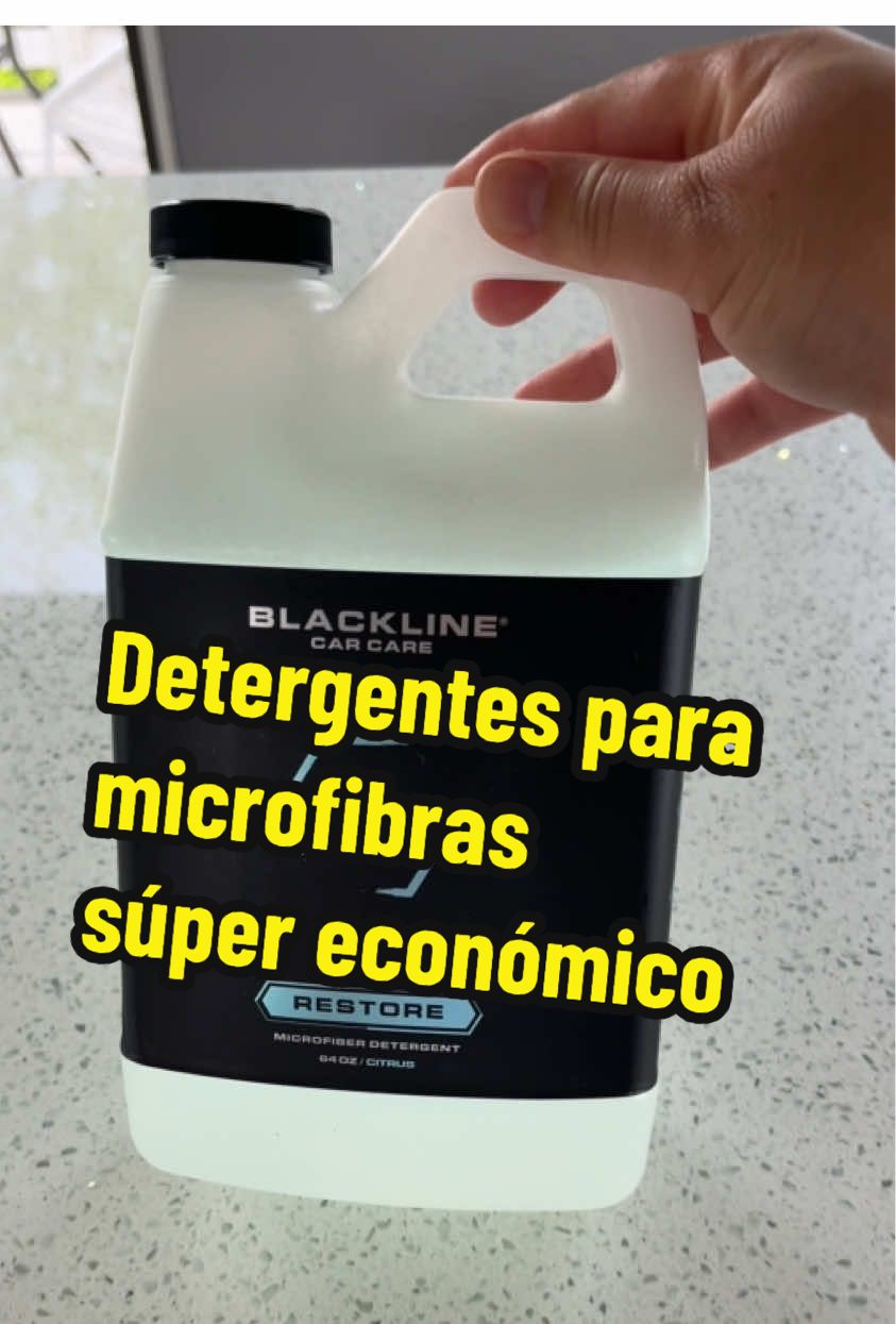 BLACKLINE Restore Microfiber Detergent: Revive your towel's absorbency, removing waxes, polymers, and dirt for streak-free drying. #tiktokshop #BlacklineCarCare @BlacklineCarCare 