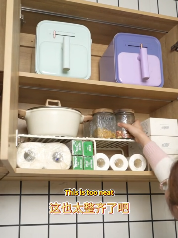Tired of messy kitchen cabinets? This extendable shelf organizer instantly doubles your storage space—keeping everything neat, tidy, and easy to grab! A must-have for smart, space-saving kitchen hacks! #KitchenHacks #SpaceSaving #HomeOrganization #StorageSolutions #TikTokMadeMeBuyIt #GadgetGoals #MustHave #easyshopple 