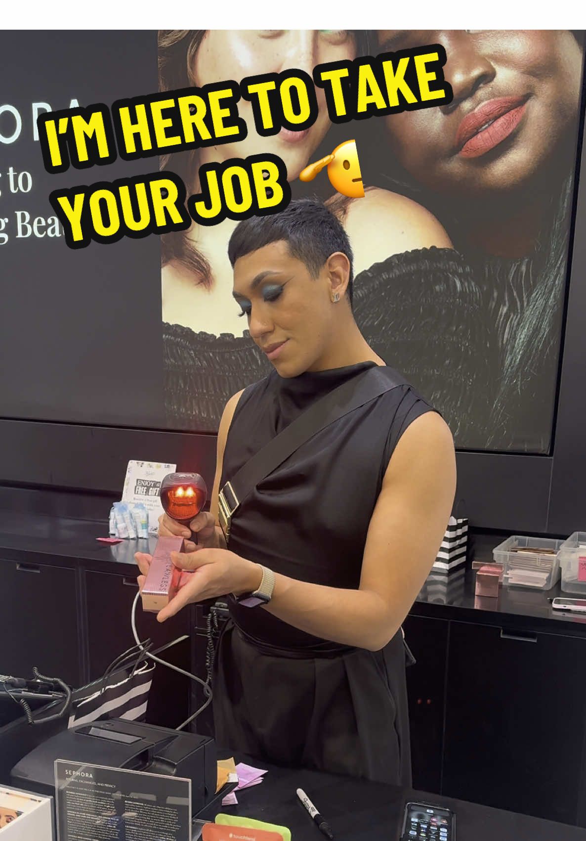 This is my sign to become a Sephora employee ASAP 🫡 #fyp #makeup #beauty #sephoraemployee #sephora #sephorasale 