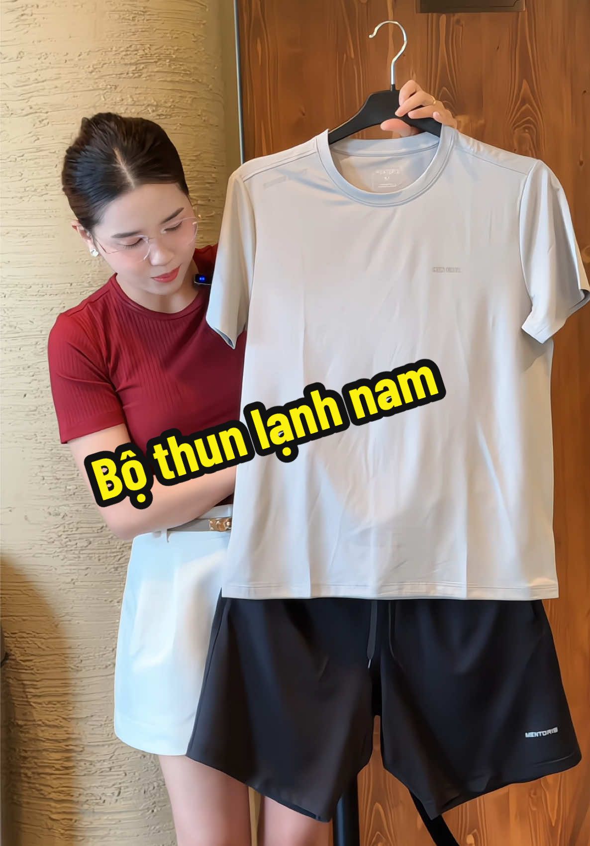 Mùa hè muốn mát mẻ cứ mặc bộ thun như này nha các anh #kieugialinh #aophongnam #bothethaonam 