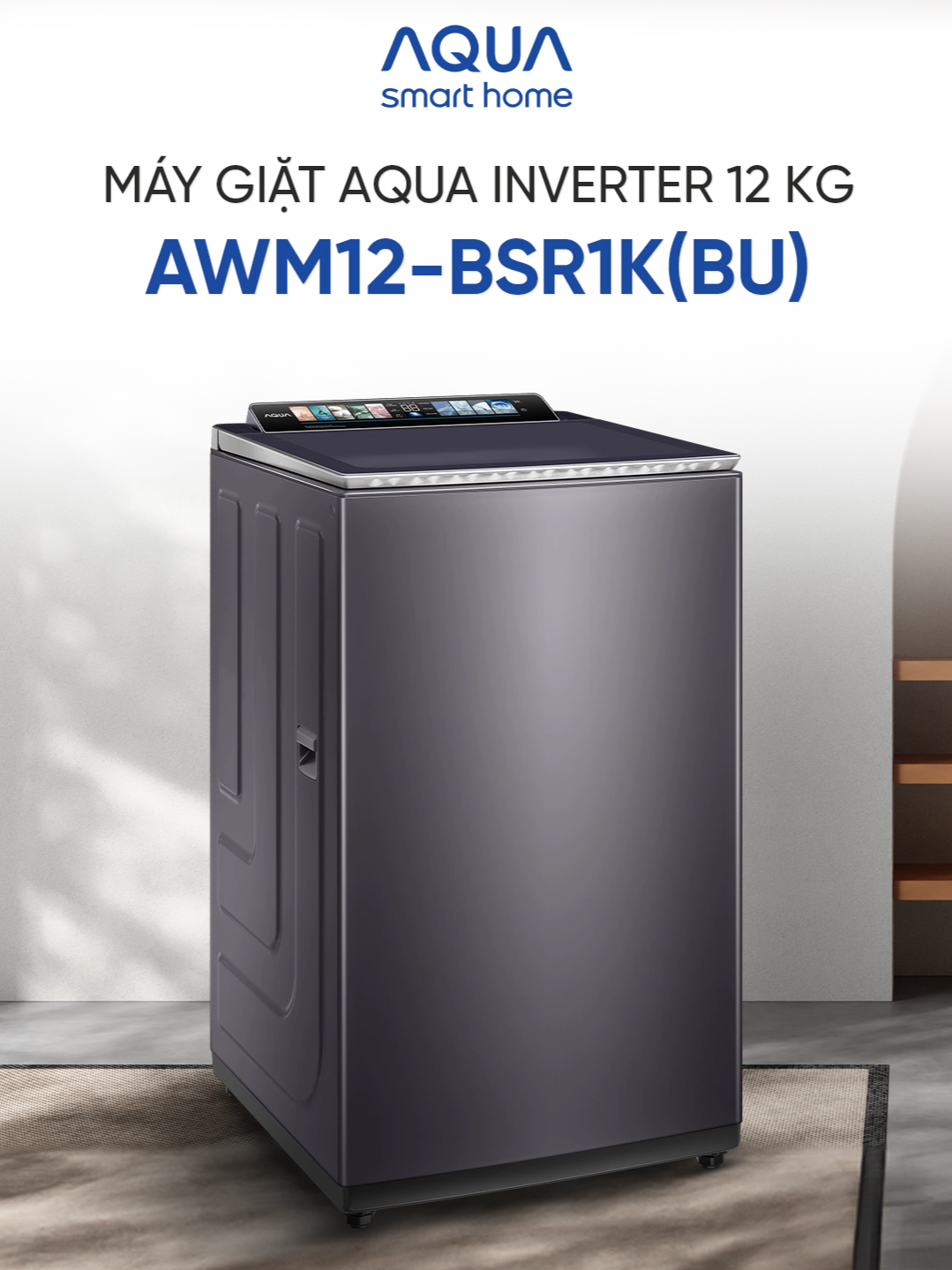 Khám phá ngay thế hệ máy giặt lồng đứng đầu tiên có bảng điều khiển đa sắc màu thông minh, với:  ️🎨 Giao diện trực quan, dễ dàng thao tác cho mọi thành viên trong gia đình. 👆 Màn hình cảm ứng chỉ cần một chạm để chọn chế độ giặt thông minh.  👗 Cùng công nghệ giặt tiên tiến, mang đến hiệu quả giặt sạch tối ưu. #AQUAVietnam #MáyGiặtAQUA #ChạmThôngMinh #ChạmSắcMàu #ColorAISeries