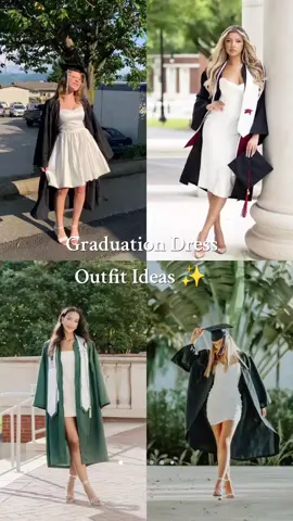 Graduation Dress Outfit Ideas✨️ . . . #dress #graduation #OOTD #fashion #style #outfit #outfitideas #fyp #foryou #viral #foryoupage #trending #trend #classy #elegant  #creatorsearchinsights 