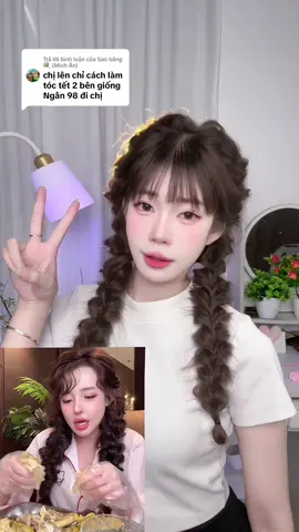 Trả lời @Sao băng 🍭 (Minh Ân) học thắt tóc hai bên giống C Ngân 98, tiện thể lựa son xinh của nhà Mooekiss nhé, son nắp đỏ màu 03 06 #quynhdao1103 #mooekiss 