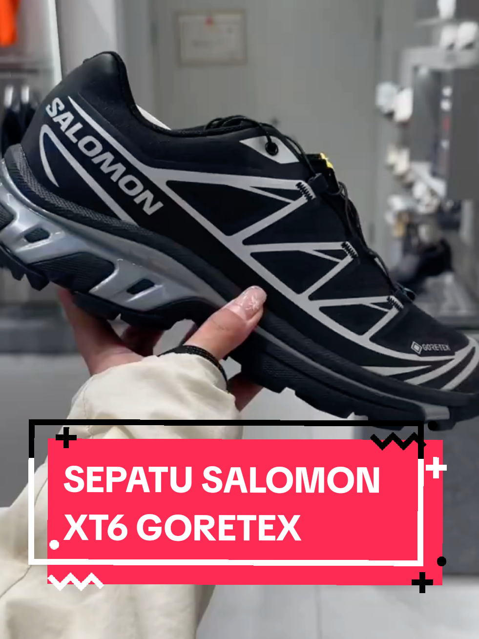 Sepatu Salomon XT6 Goretex🏔️⛰️#wibgajian #diskontiktokshop #gunung #sepatupendaki #sepatuwanita #sepatupria #sepatuhiking #sepatusalomon #sepatugunung #salomonxt6 #salomon #goretex #fyppppppppppppppppppppppp 