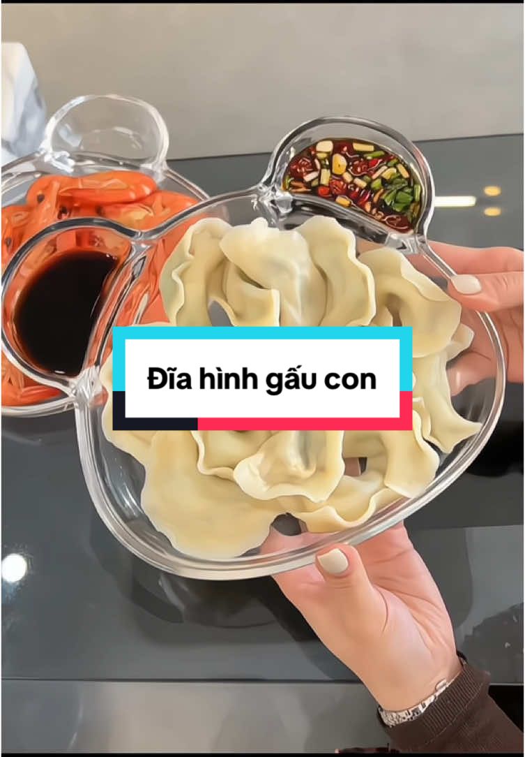 Đĩa hình gấu #giadungthongminh #giadungtienich #noitro #fyp #dia 